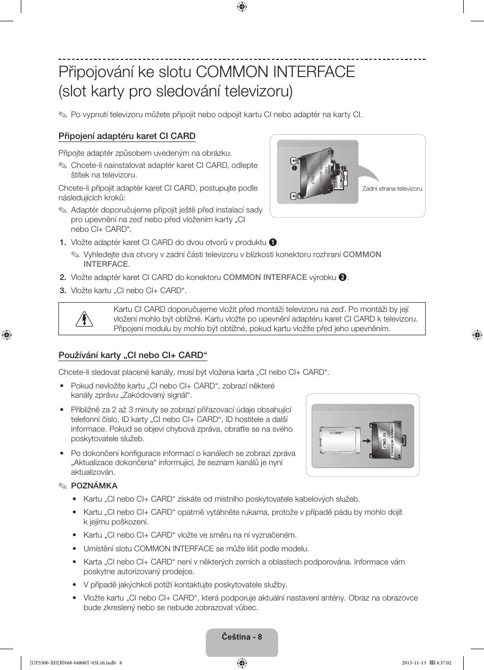 Samsung UE40F5300AW User Manual | Page 116 / 289