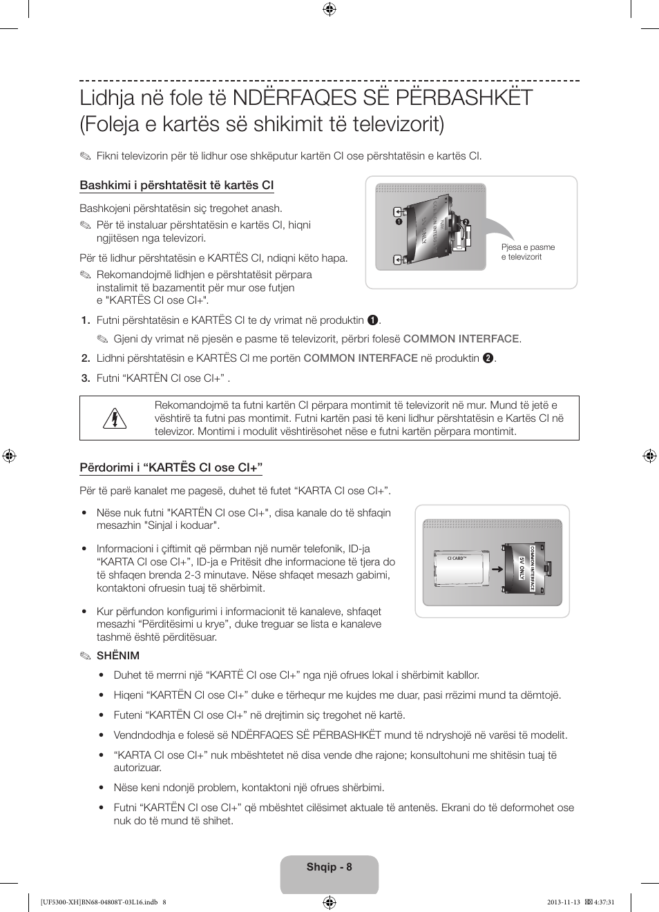Samsung UE40F5300AW User Manual | Page 188 / 289