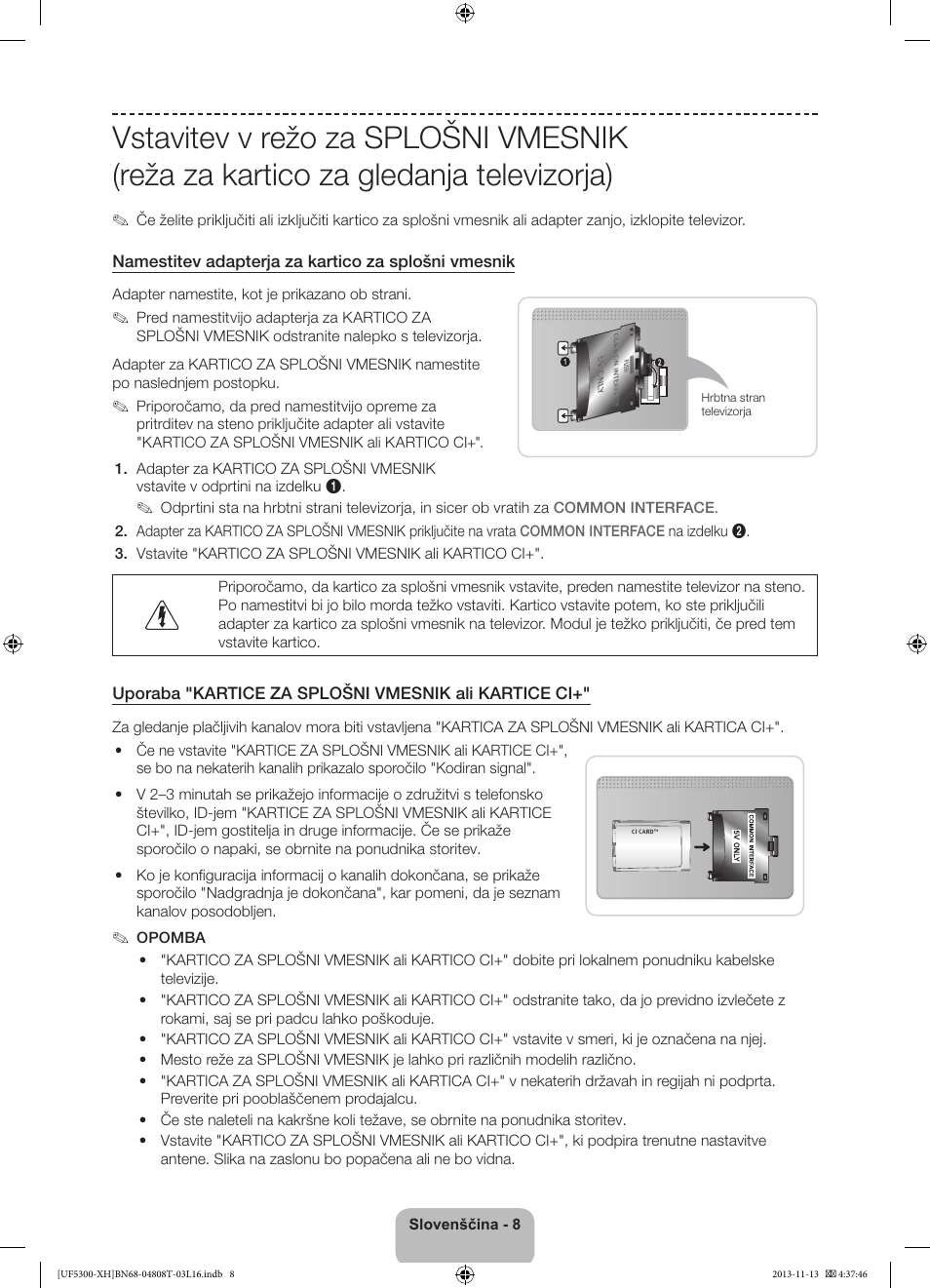 Samsung UE40F5300AW User Manual | Page 224 / 289