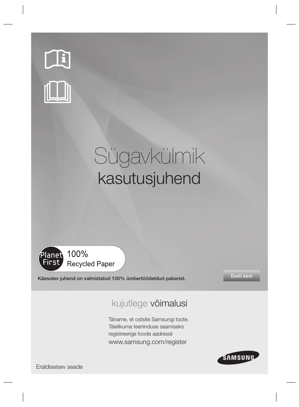 Sügavkülmik, Kasutusjuhend | Samsung RZ80EEIS User Manual | Page 121 / 180