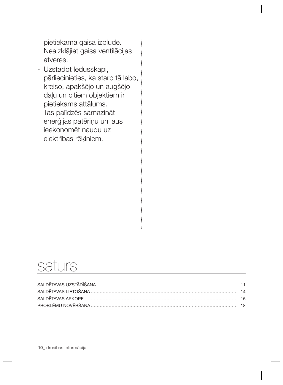 Saturs | Samsung RZ80EEIS User Manual | Page 170 / 180