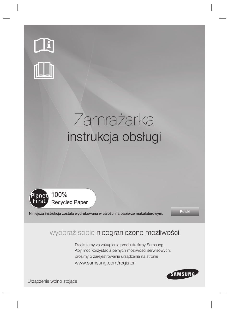 Zamrażarka, Instrukcja obsługi | Samsung RZ80EEIS User Manual | Page 21 / 180