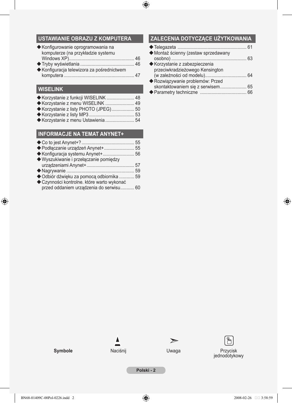 Samsung LE52A559P4F User Manual | Page 144 / 632