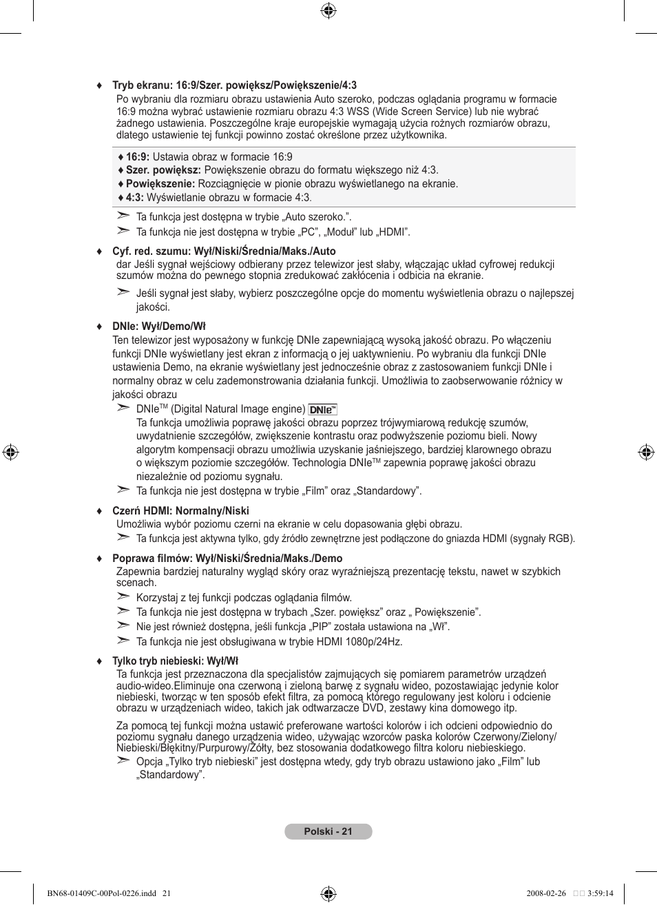 Samsung LE52A559P4F User Manual | Page 163 / 632