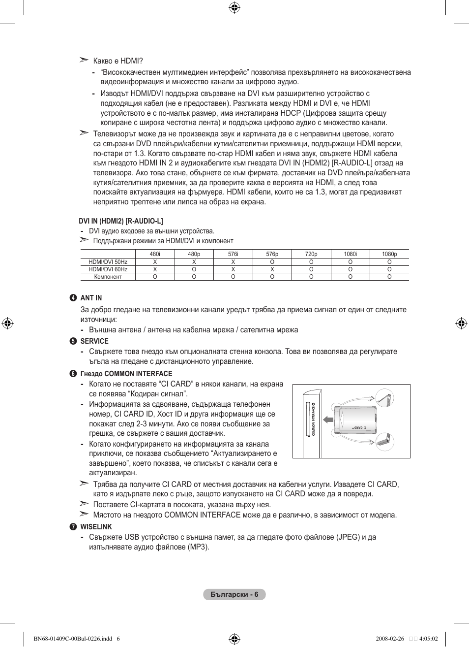 Samsung LE52A559P4F User Manual | Page 288 / 632