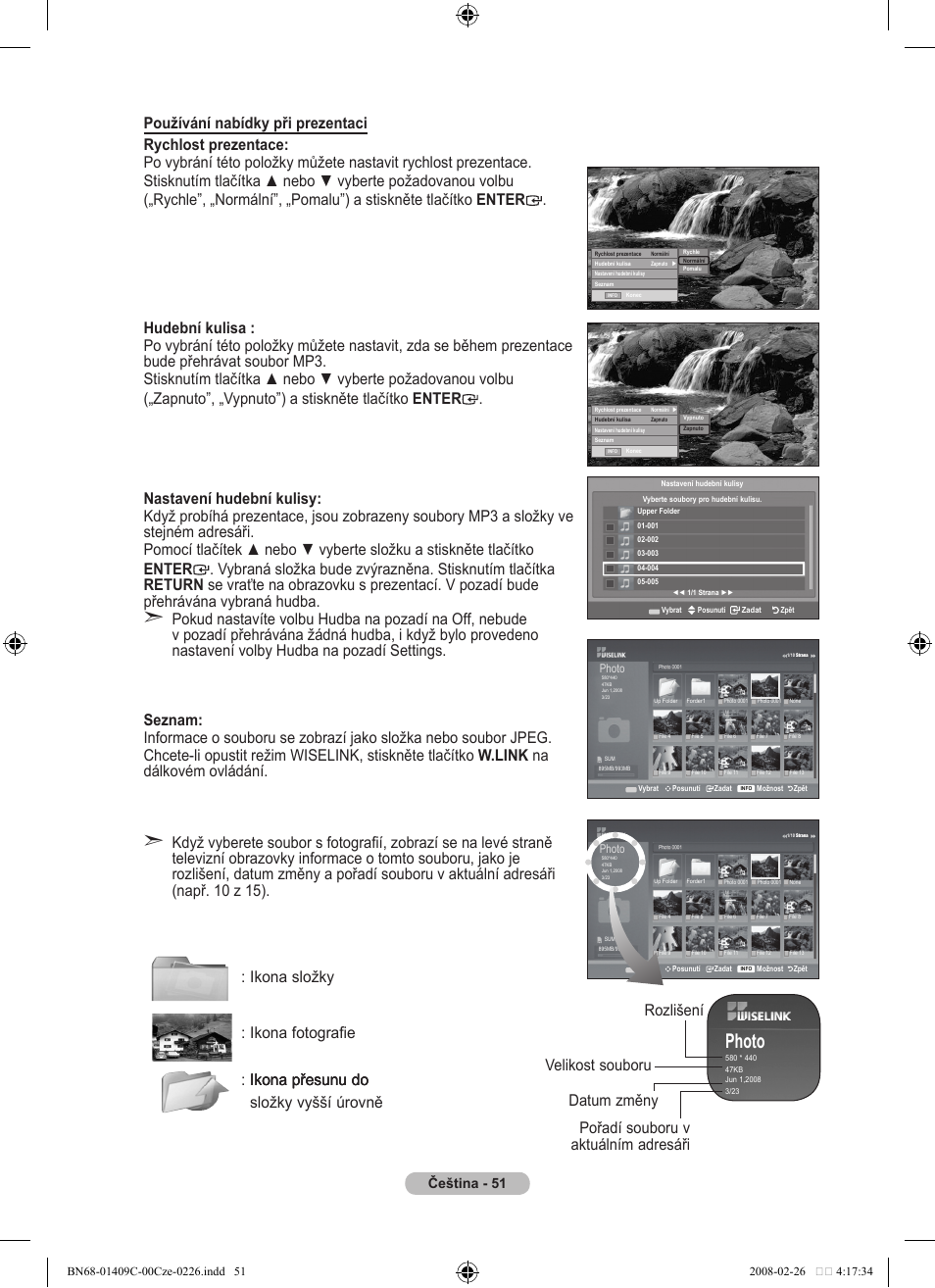 Photo, Čeština | Samsung LE52A559P4F User Manual | Page 473 / 632