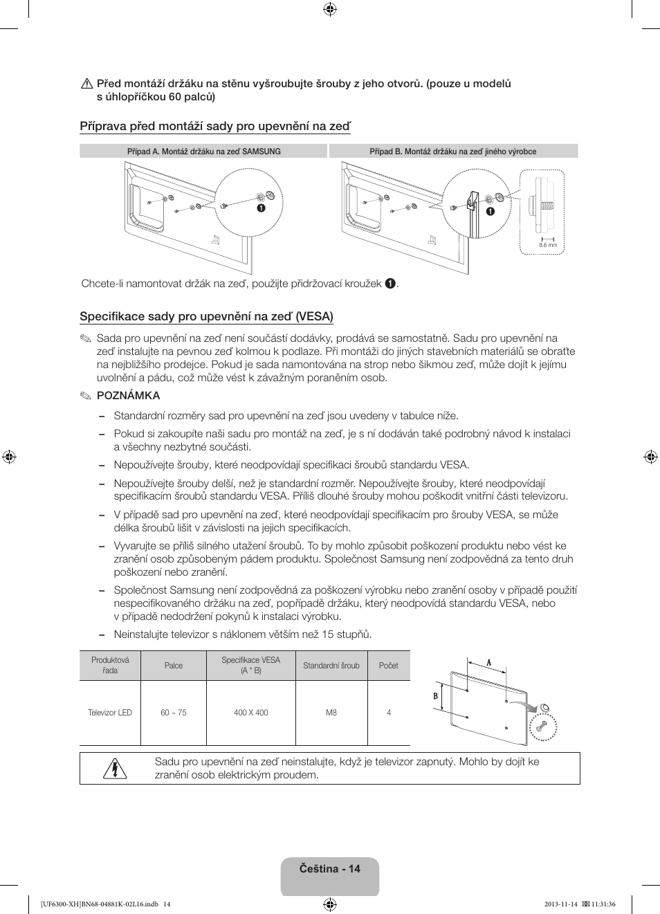 Samsung UE60F6300AW User Manual | Page 122 / 289