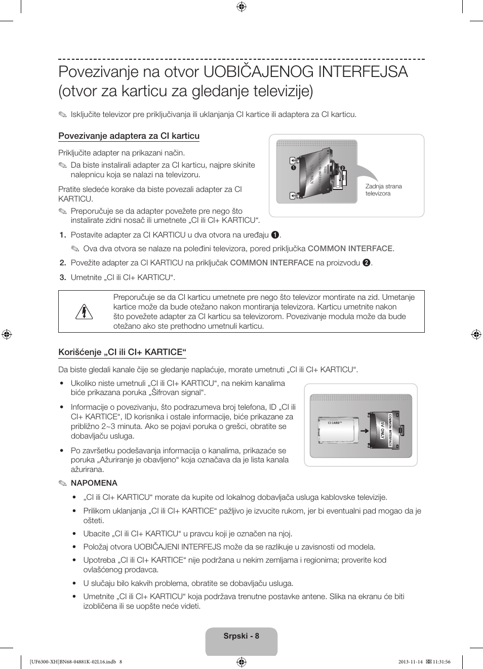 Samsung UE60F6300AW User Manual | Page 170 / 289