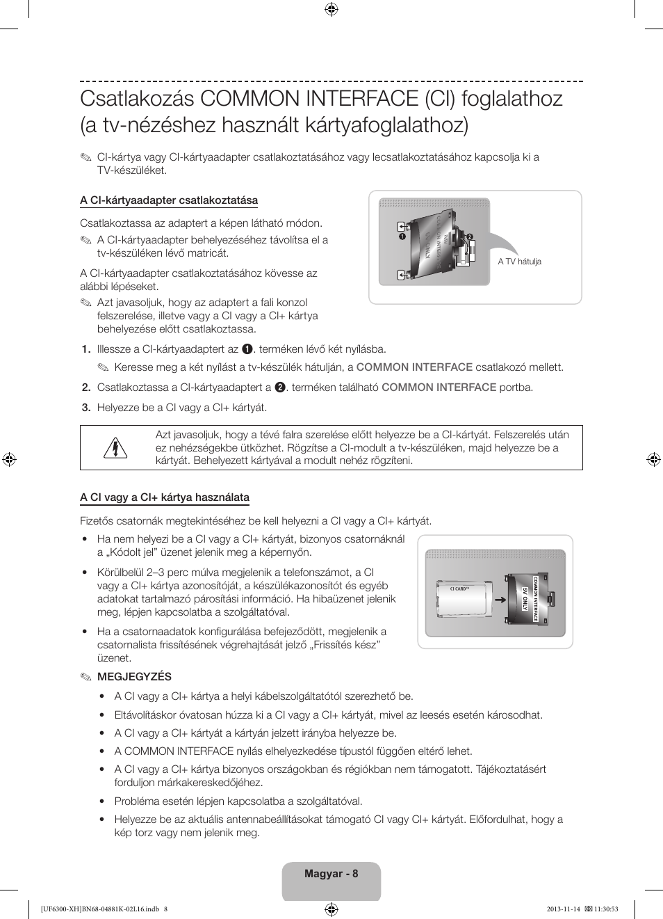Samsung UE60F6300AW User Manual | Page 26 / 289