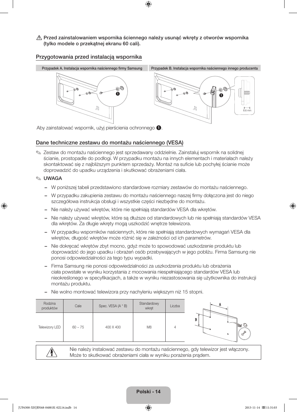 Samsung UE60F6300AW User Manual | Page 50 / 289