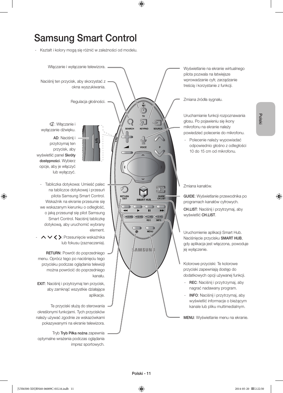 Samsung smart control | Samsung UE40H6640SL User Manual | Page 55 / 353