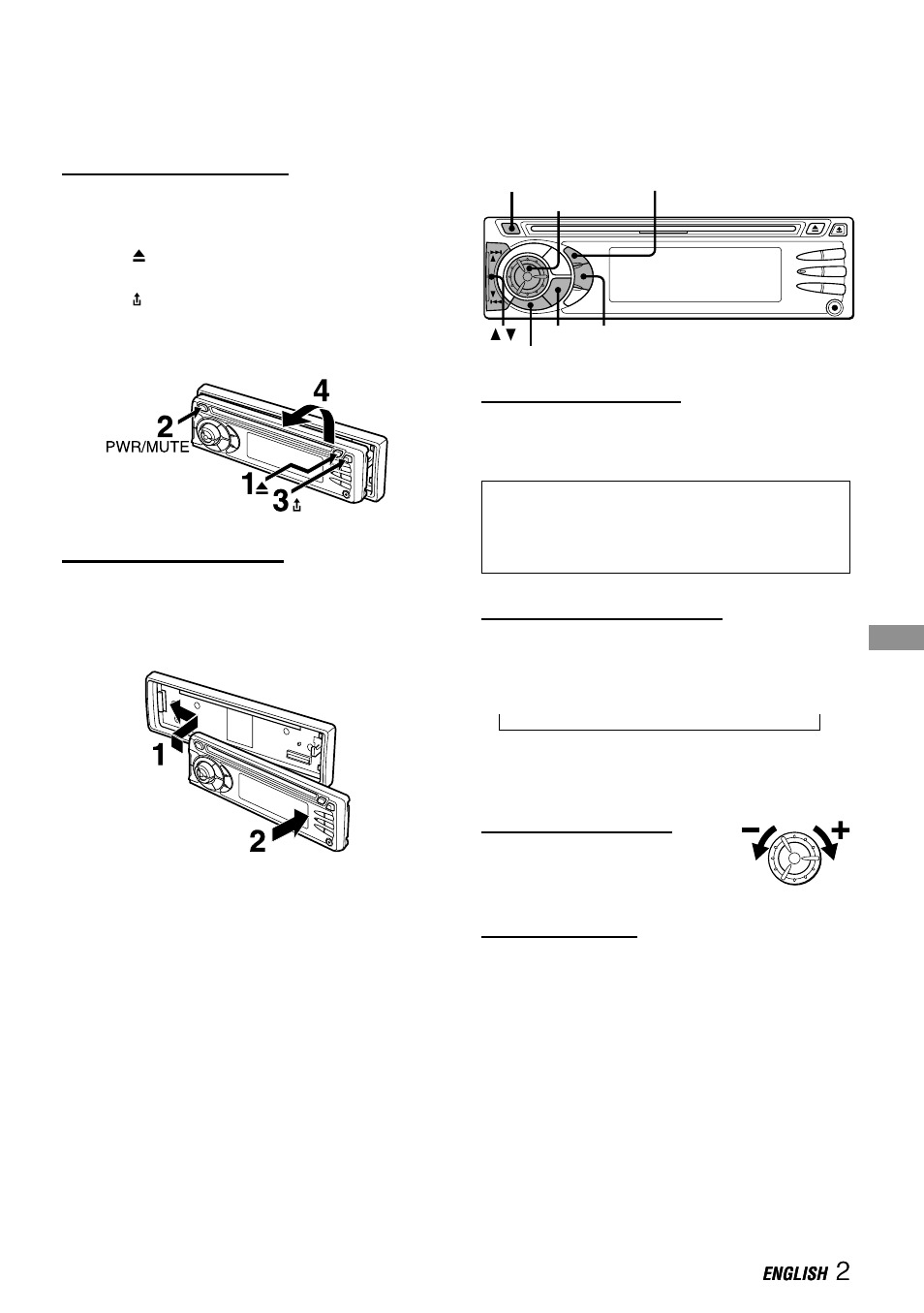 Theft protection, Basic operation, audio and clock adjustment | Aiwa CDC-X227 User Manual | Page 3 / 8