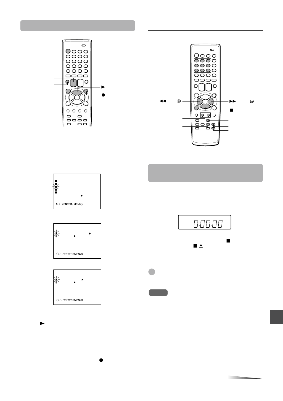 Various search functions, Playing back a tape repeatedly | Aiwa HV-FX8100U User Manual | Page 25 / 116