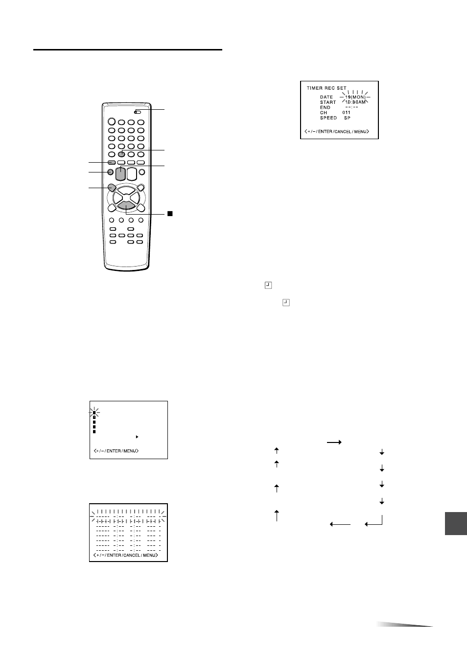 Setting the timer manually | Aiwa HV-FX8100U User Manual | Page 31 / 116