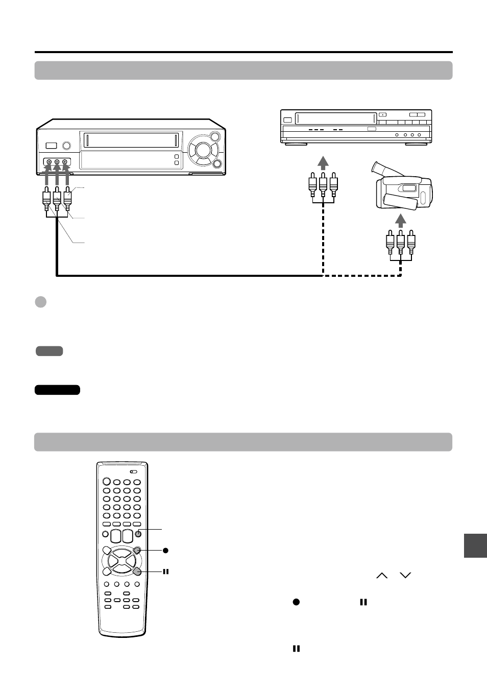 Dubbing, Connecting with another vcr, Operation | Aiwa HV-FX8100U User Manual | Page 33 / 116