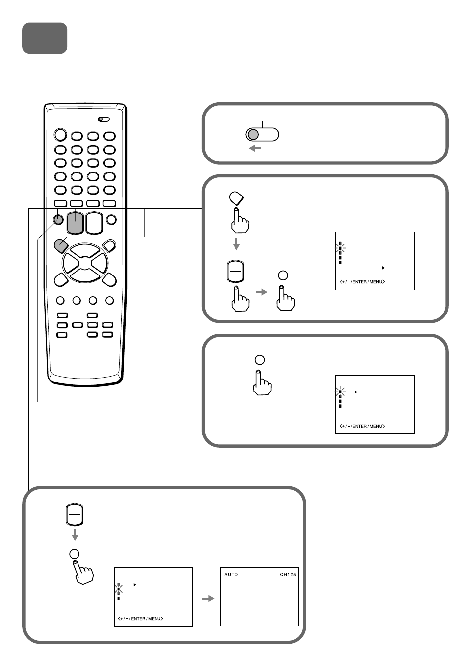 Setting the channels | Aiwa HV-FX8100U User Manual | Page 7 / 116