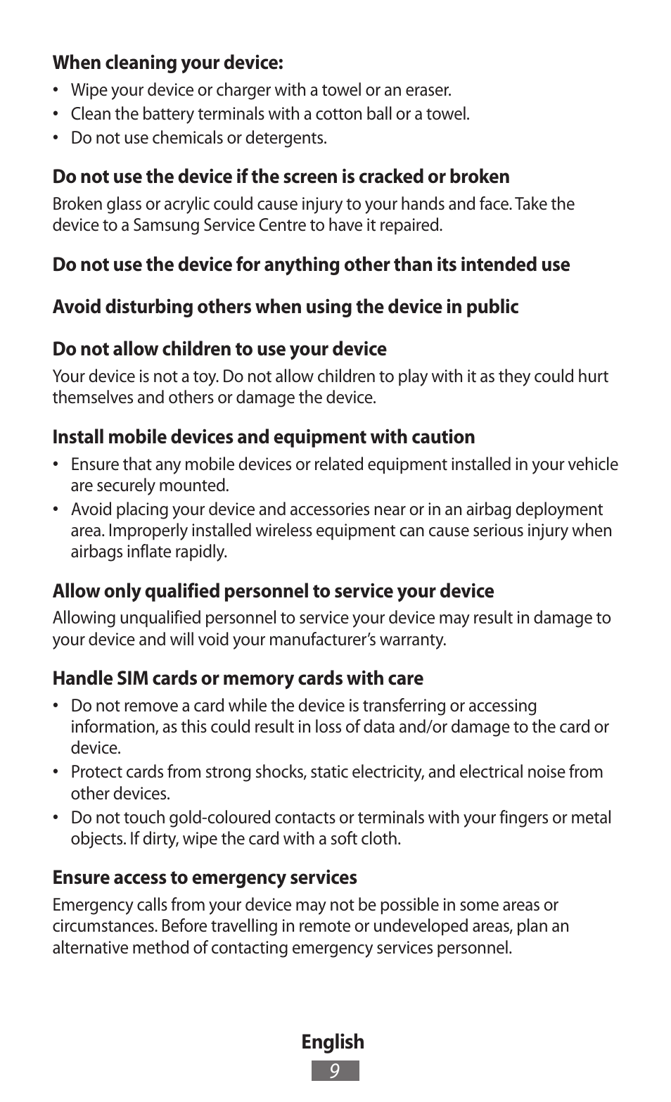 Samsung SM-T211 User Manual | Page 10 / 476