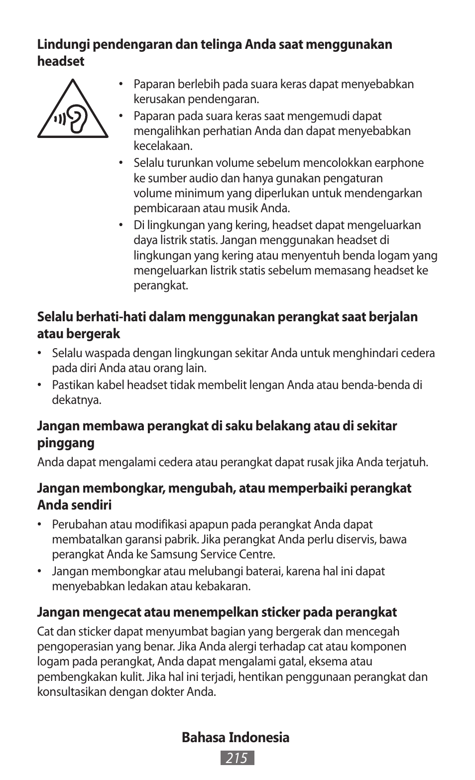 Samsung SM-T211 User Manual | Page 216 / 476