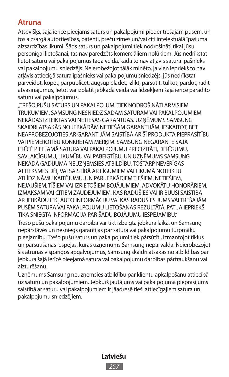Atruna | Samsung SM-T211 User Manual | Page 258 / 476
