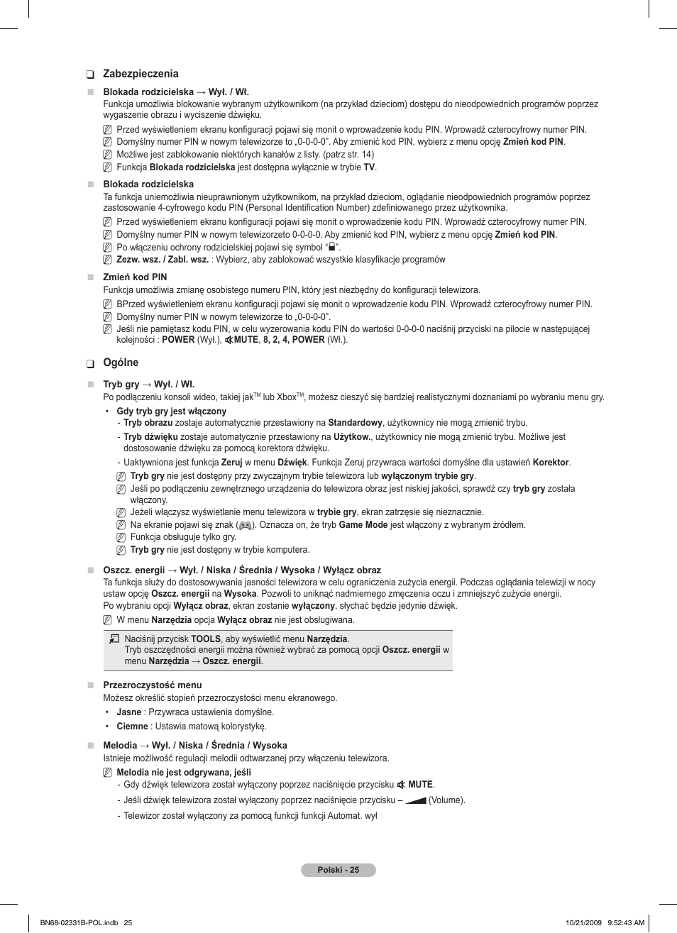 Samsung PS50B551T3W User Manual | Page 124 / 462