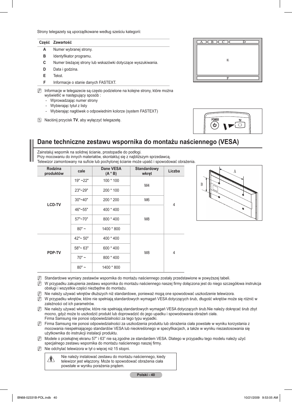 Samsung PS50B551T3W User Manual | Page 139 / 462