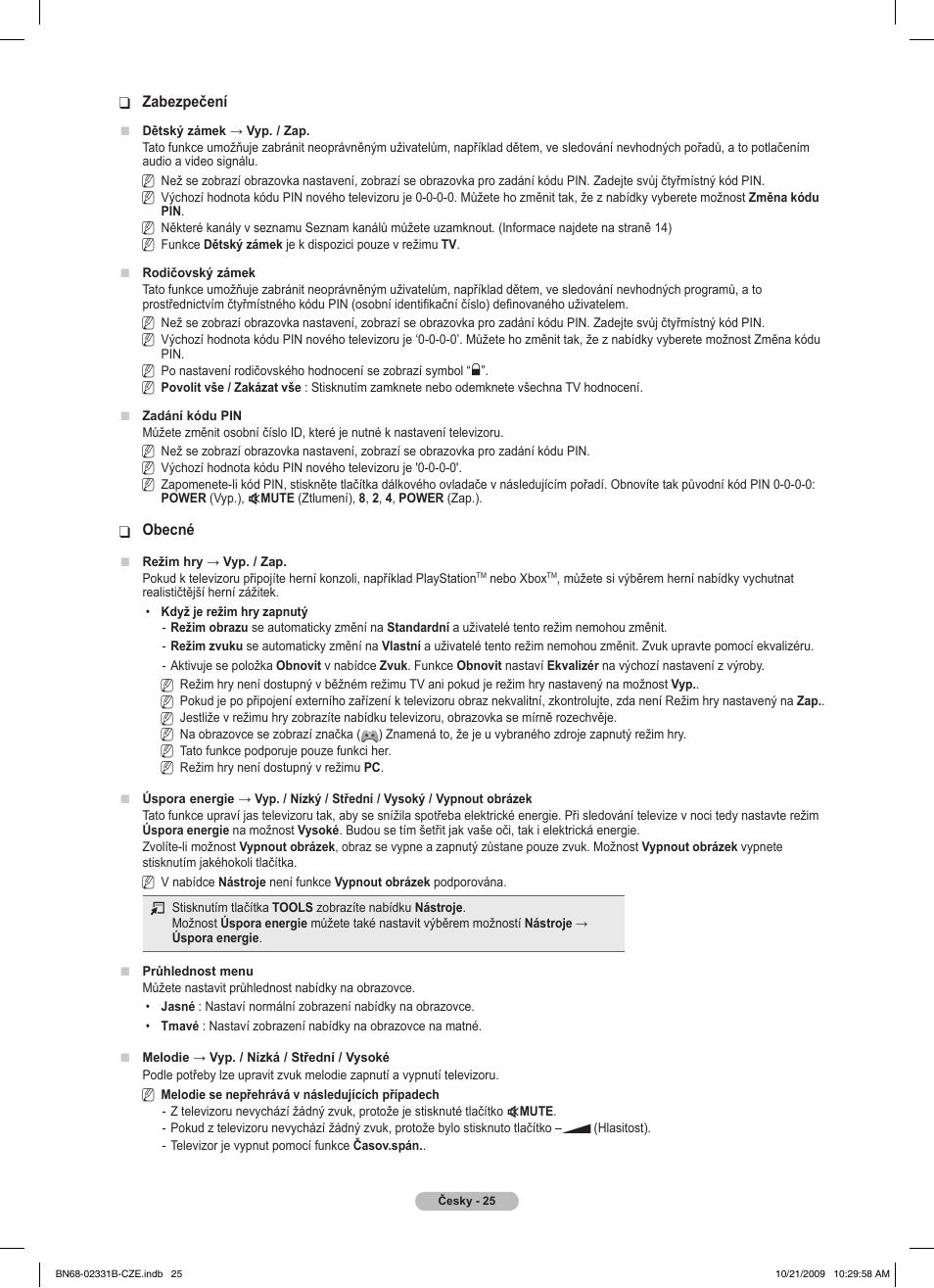 Samsung PS50B551T3W User Manual | Page 259 / 462