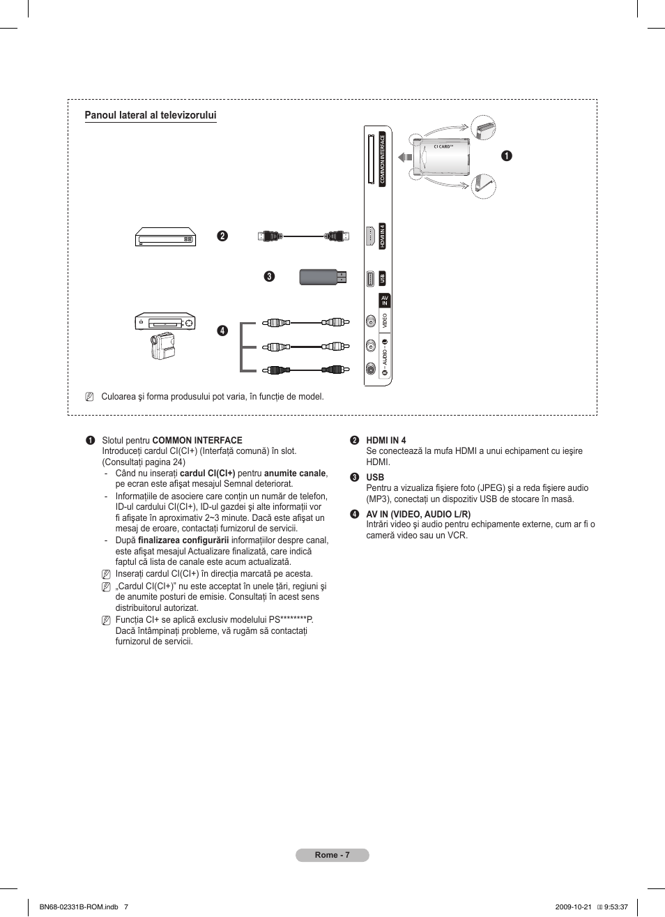 Samsung PS50B551T3W User Manual | Page 331 / 462