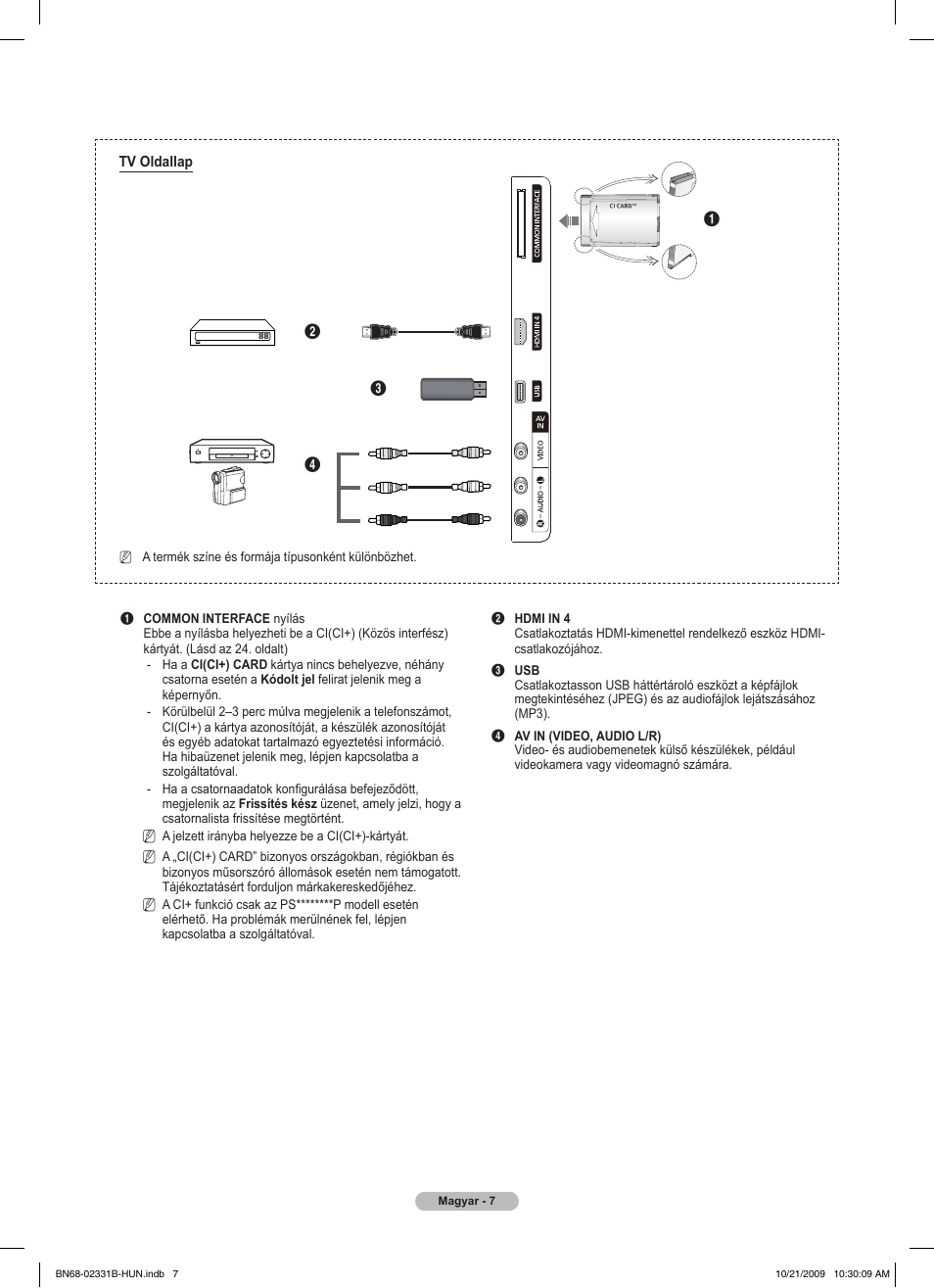 Samsung PS50B551T3W User Manual | Page 61 / 462