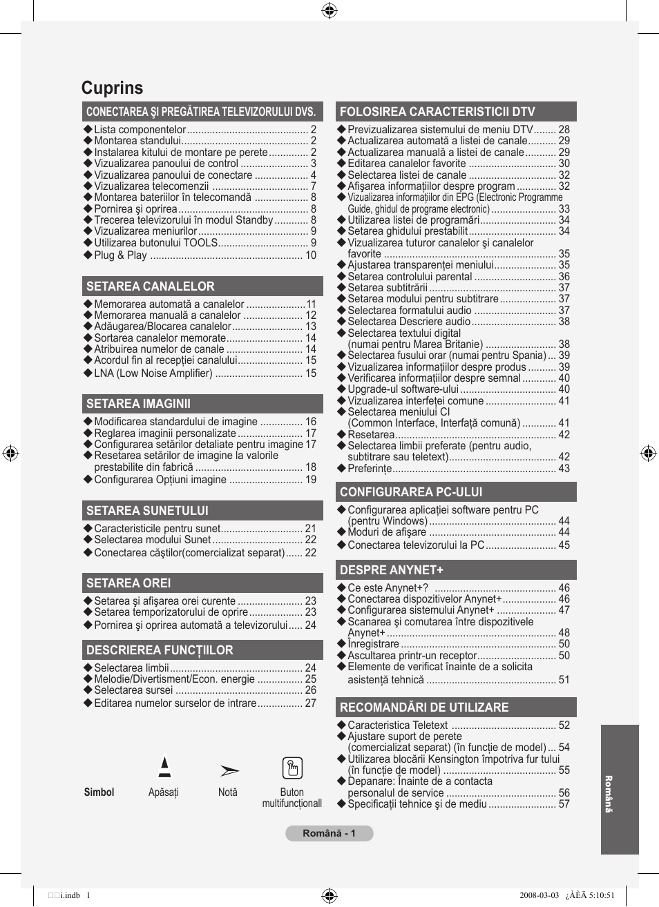 Cuprins | Samsung LE32A455C1D User Manual | Page 483 / 542