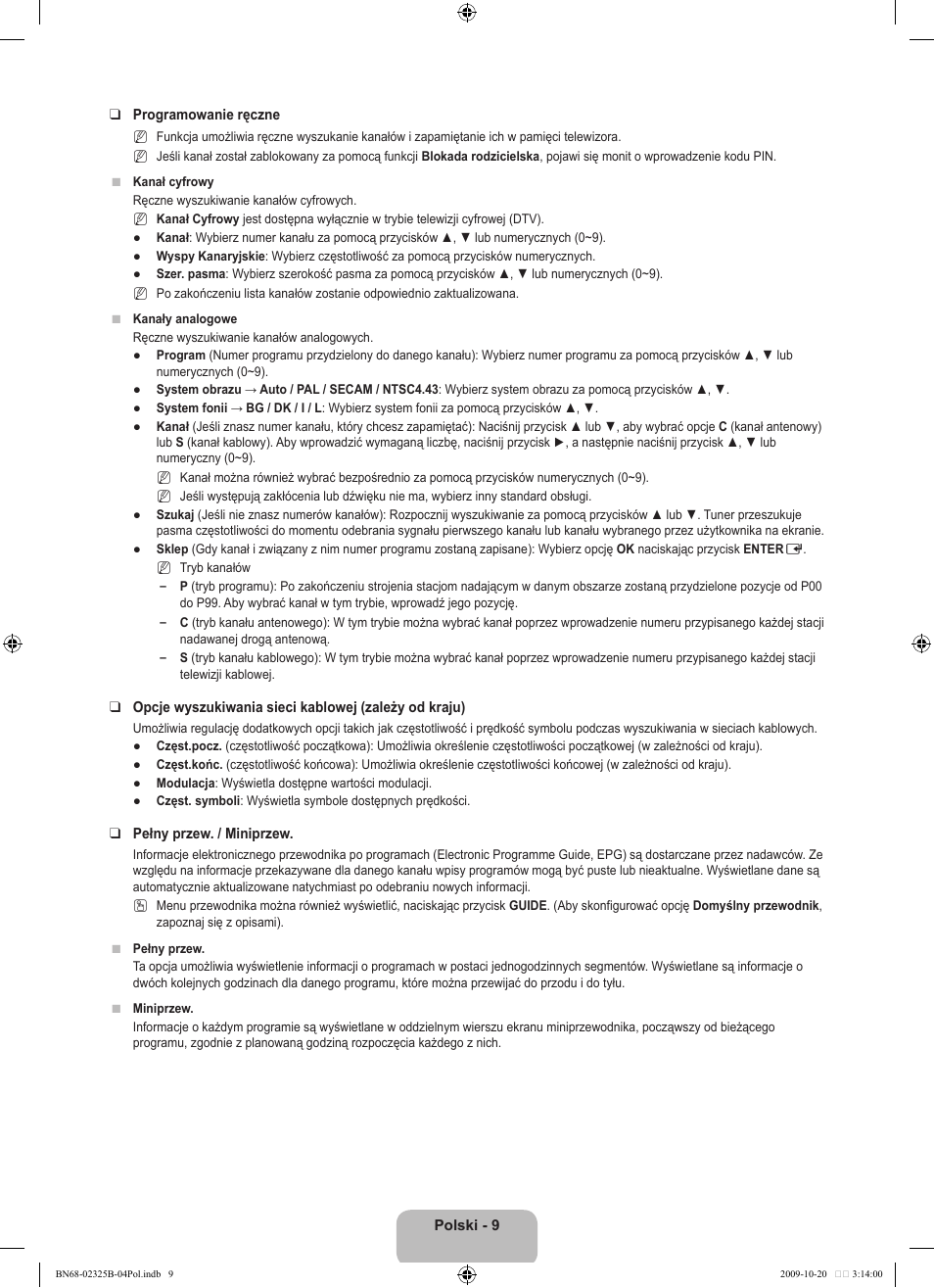 Samsung LE37B650T2W User Manual | Page 155 / 680