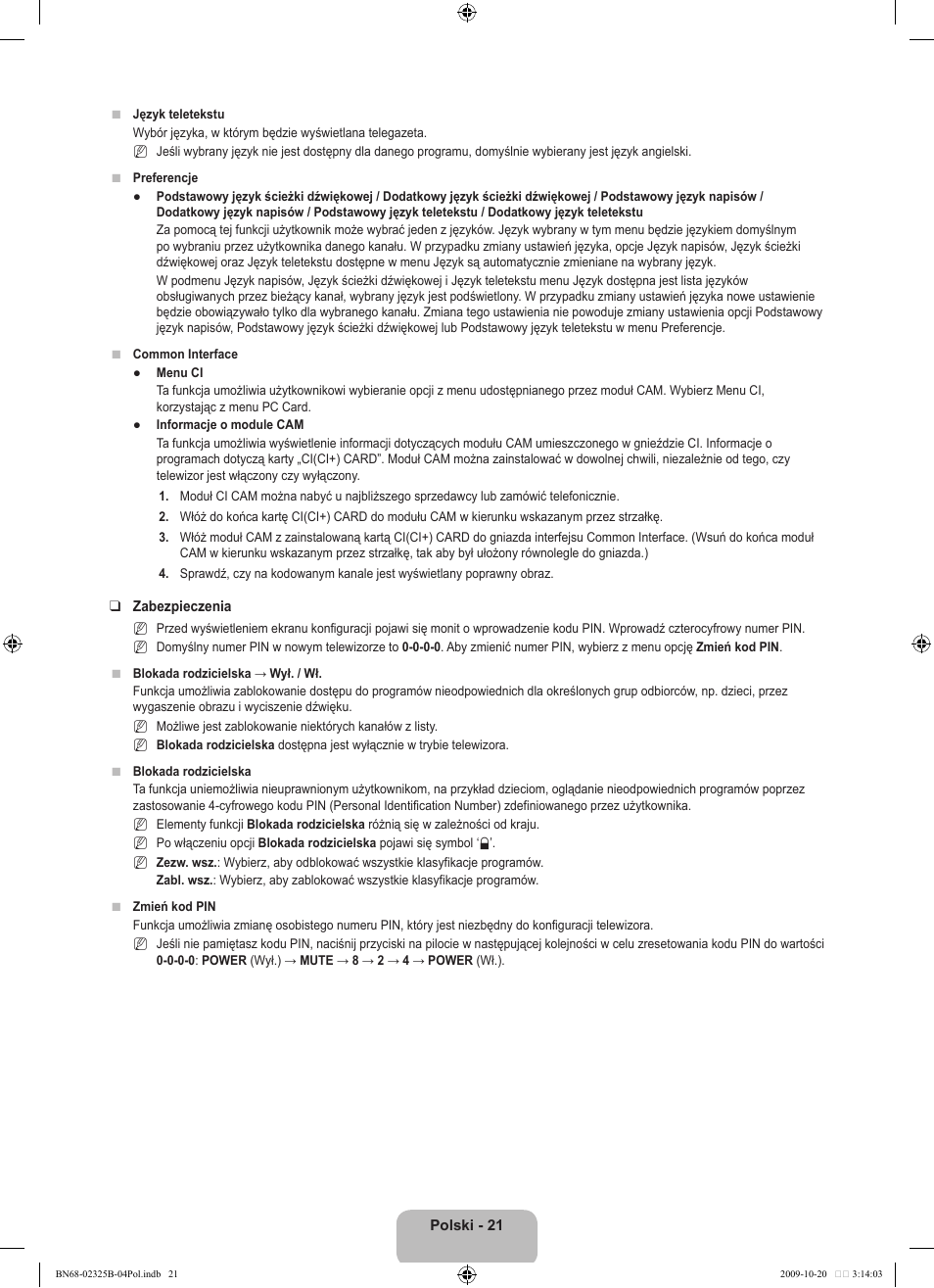 Samsung LE37B650T2W User Manual | Page 167 / 680