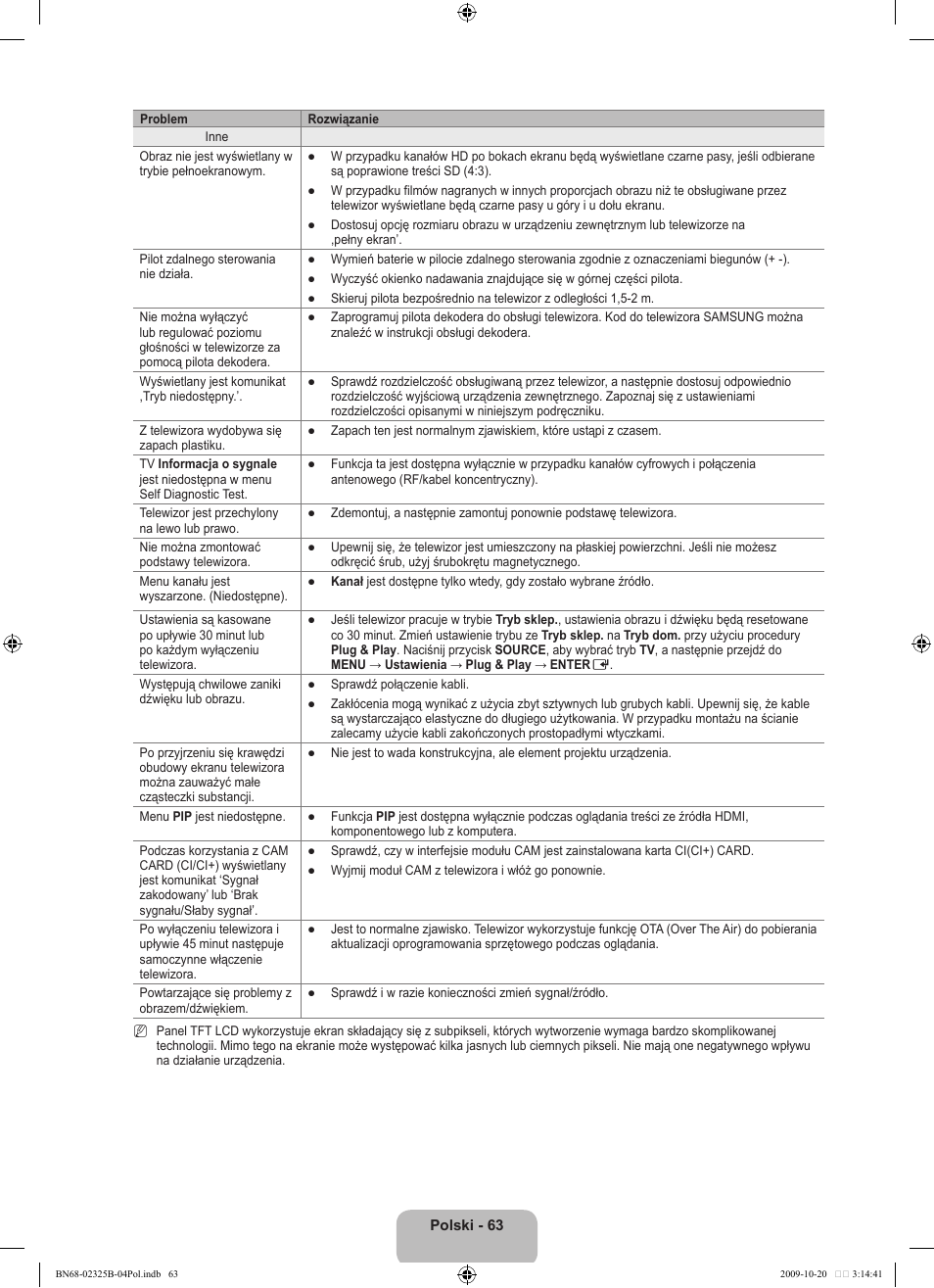 Samsung LE37B650T2W User Manual | Page 209 / 680