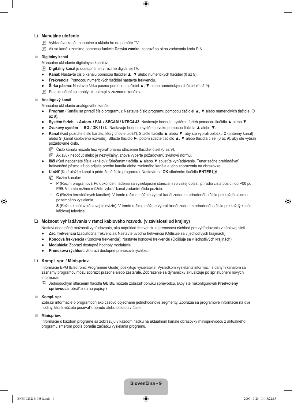 Samsung LE37B650T2W User Manual | Page 485 / 680