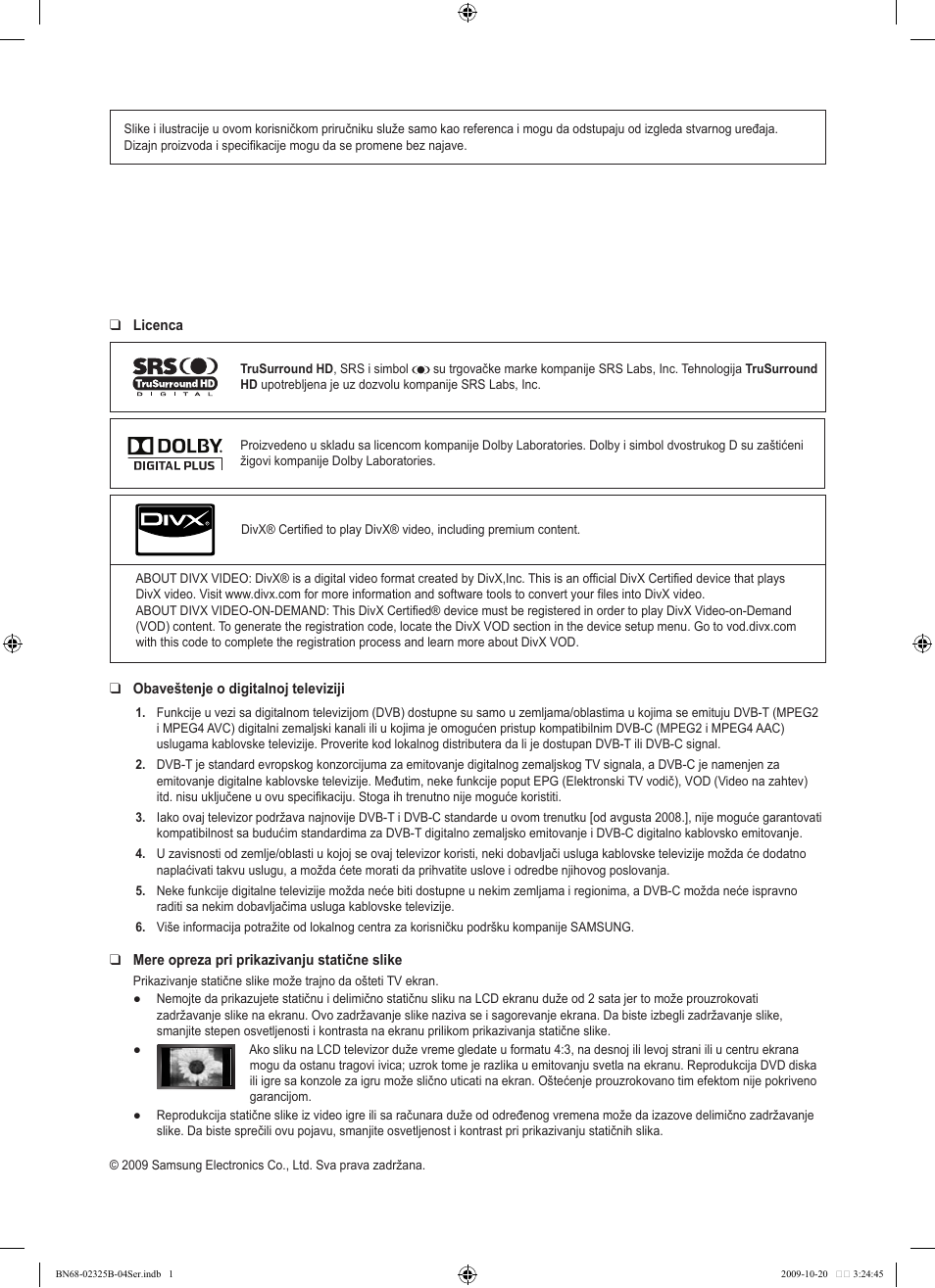 Samsung LE37B650T2W User Manual | Page 608 / 680