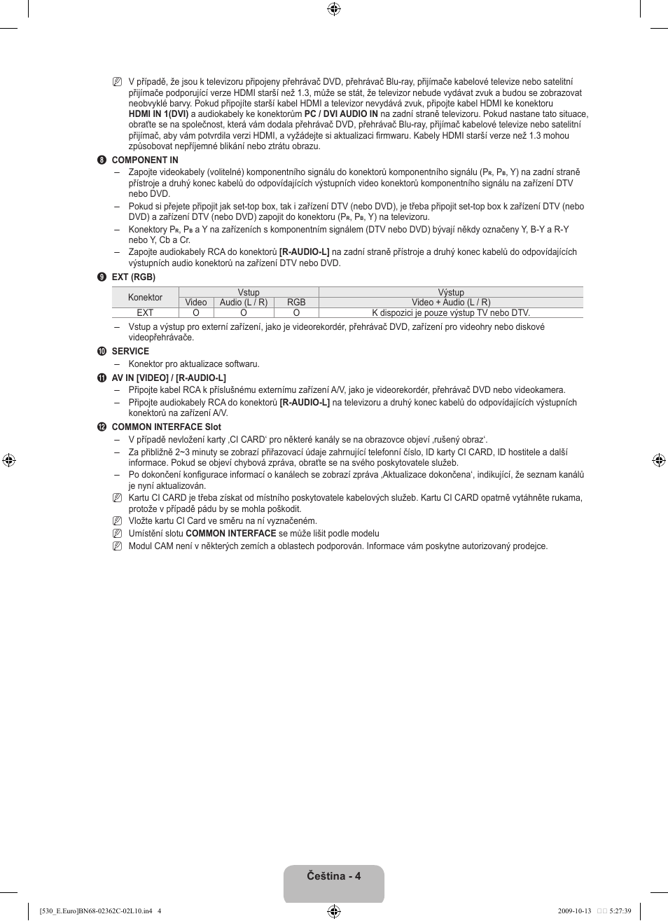 Samsung LE32B541P7W User Manual | Page 222 / 368
