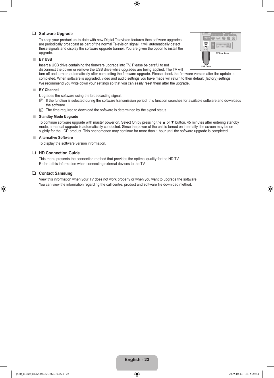 Samsung LE32B541P7W User Manual | Page 25 / 368