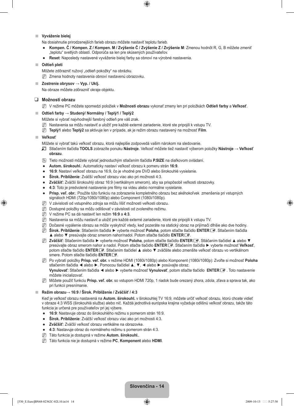 Samsung LE32B541P7W User Manual | Page 268 / 368