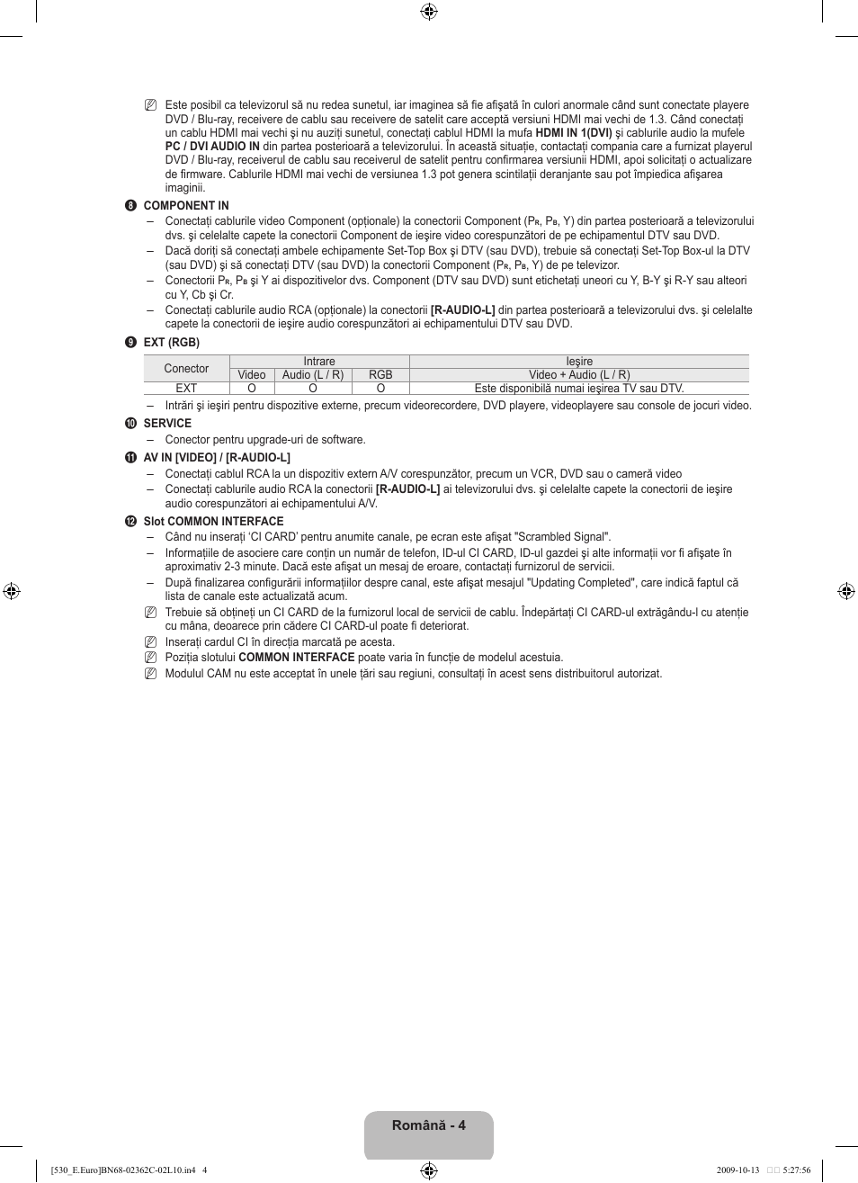 Samsung LE32B541P7W User Manual | Page 294 / 368