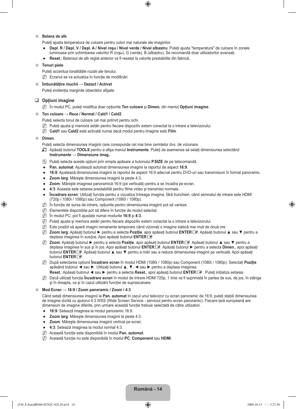 Samsung LE32B541P7W User Manual | Page 304 / 368