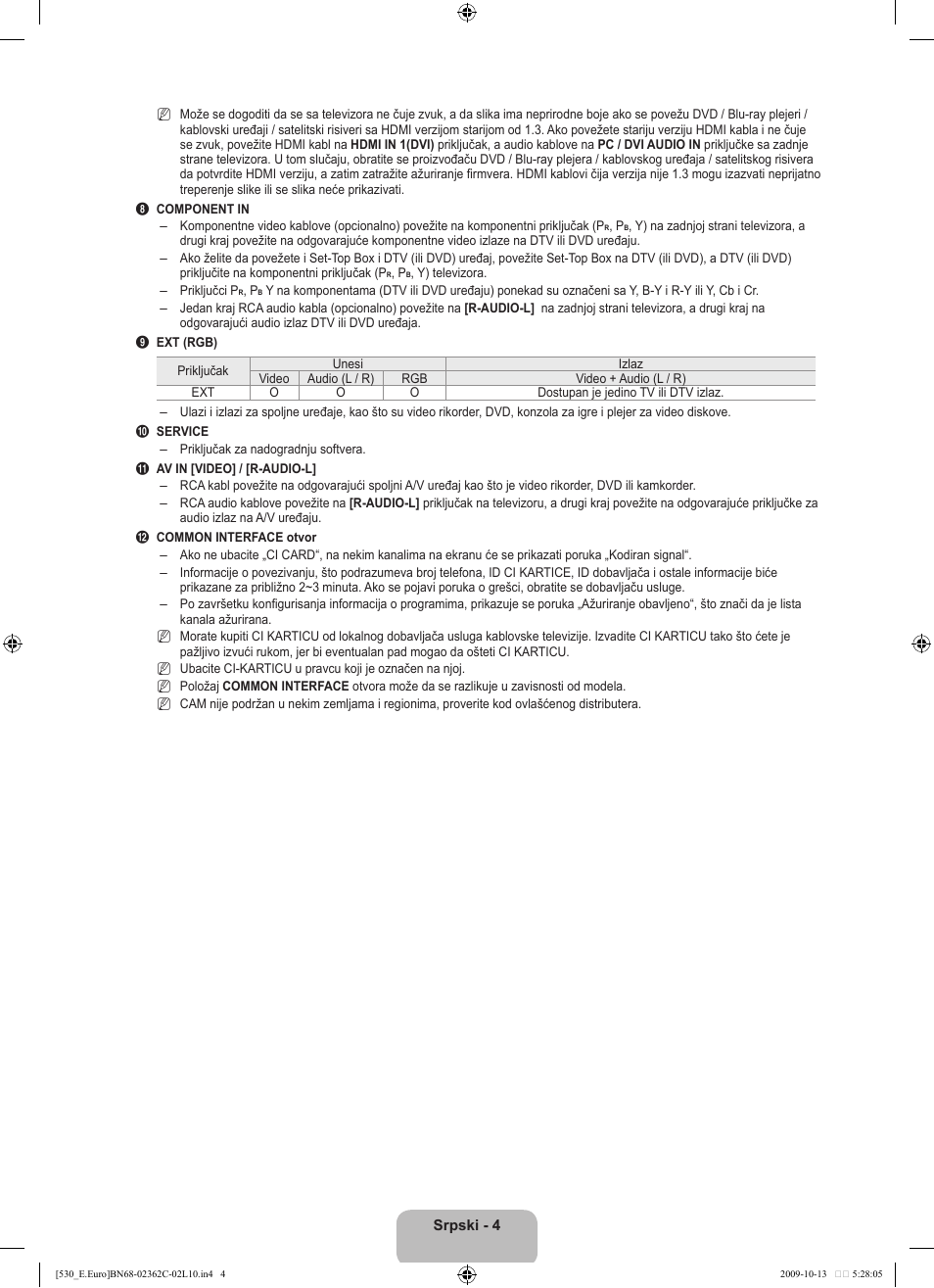 Samsung LE32B541P7W User Manual | Page 330 / 368