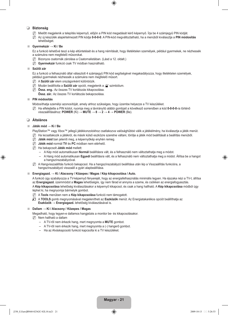 Samsung LE32B541P7W User Manual | Page 59 / 368