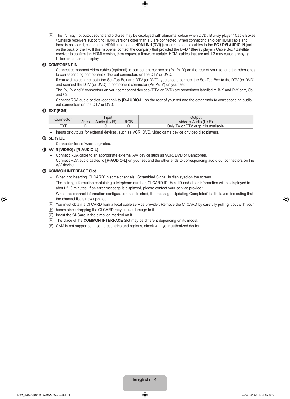 Samsung LE32B541P7W User Manual | Page 6 / 368