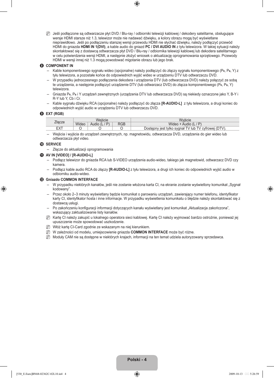 Samsung LE32B541P7W User Manual | Page 78 / 368