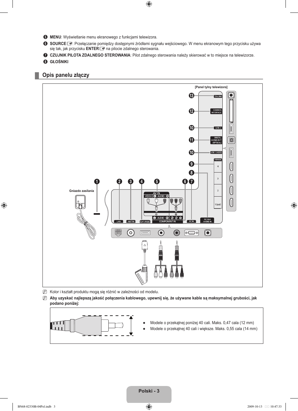 Samsung UE40B8000XW User Manual | Page 155 / 702