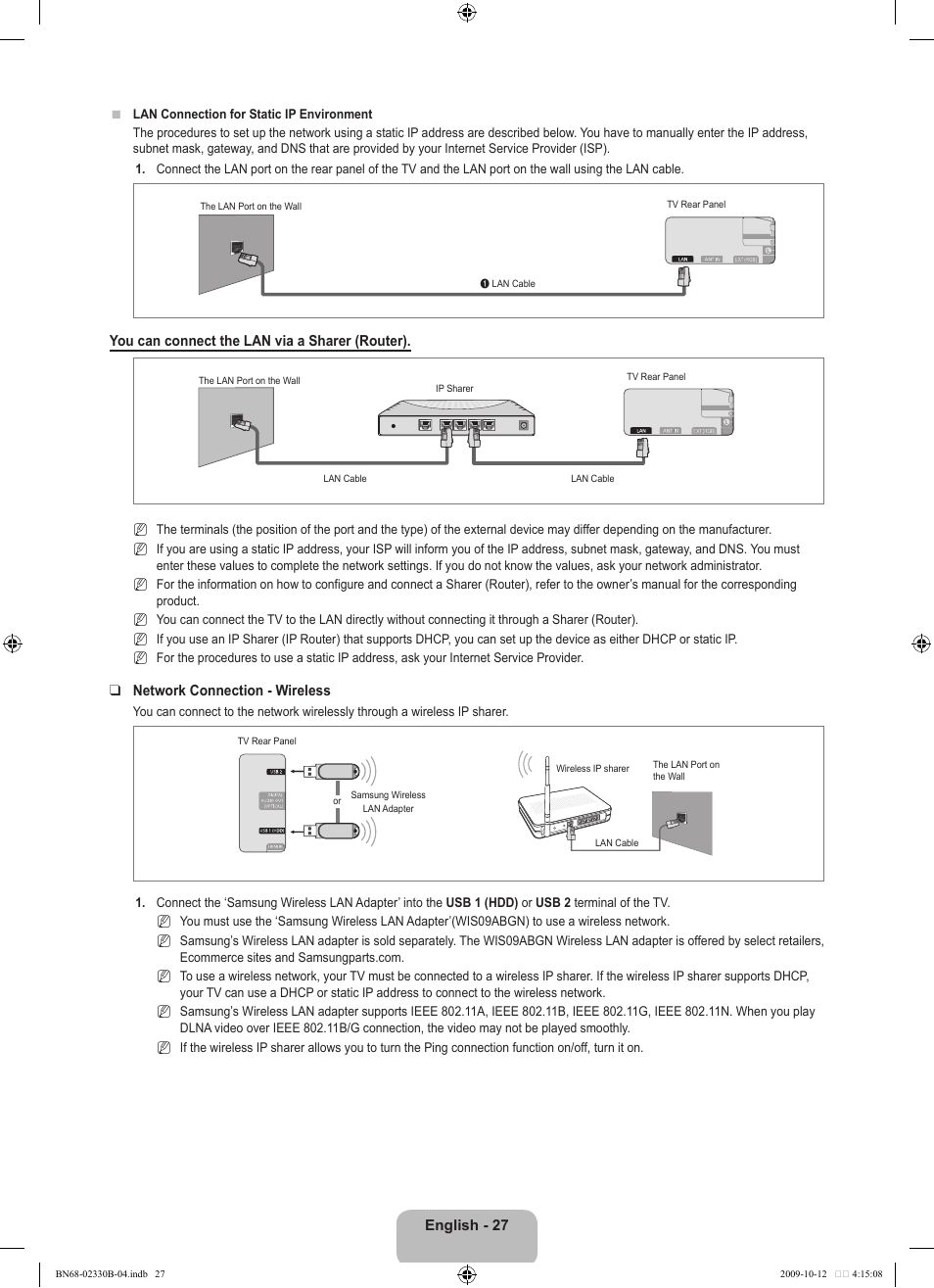 Samsung UE40B8000XW User Manual | Page 29 / 702