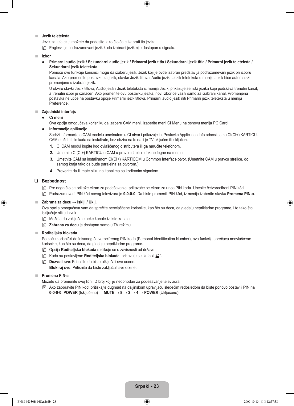 Samsung UE40B8000XW User Manual | Page 651 / 702