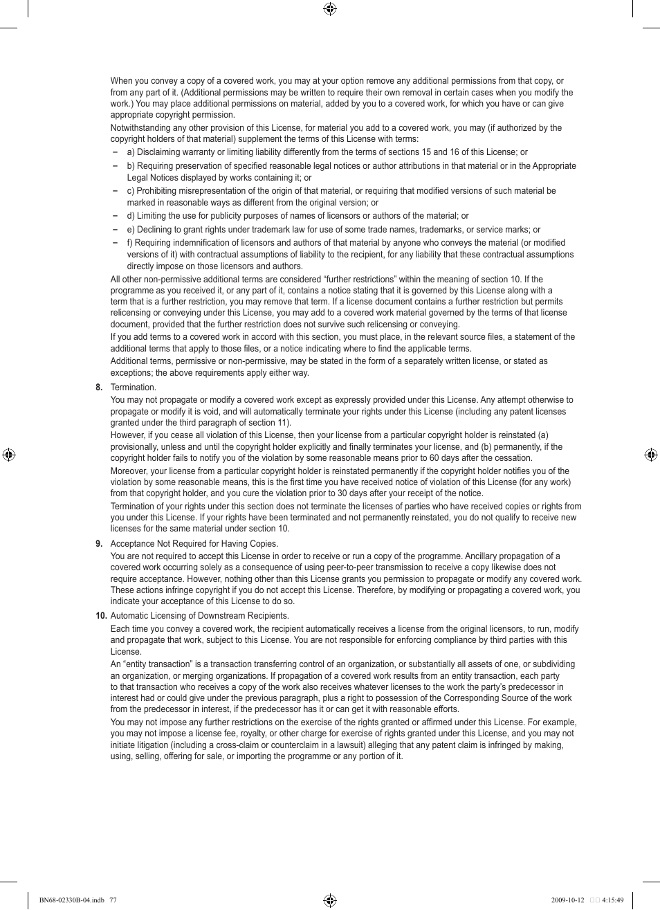 Samsung UE40B8000XW User Manual | Page 79 / 702