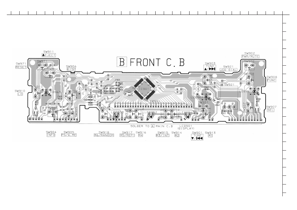 Wiring - 2 (front) | Aiwa CDC-Z107 User Manual | Page 11 / 36