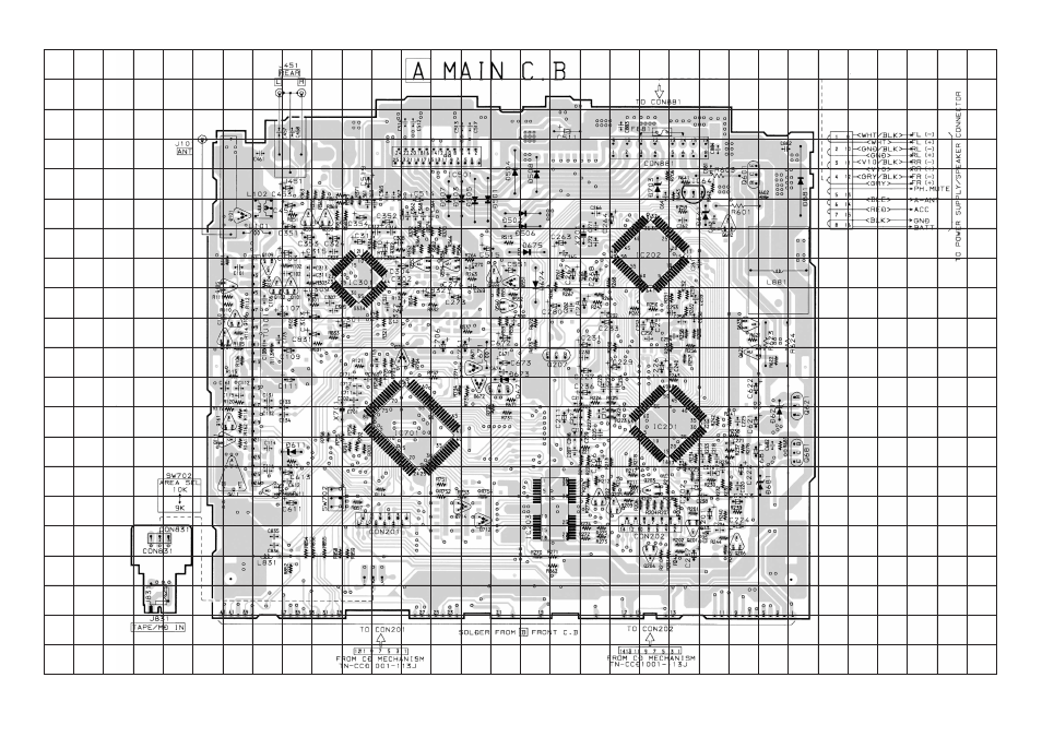 Wiring - 1 (main: 1 / 2) | Aiwa CDC-Z107 User Manual | Page 8 / 36