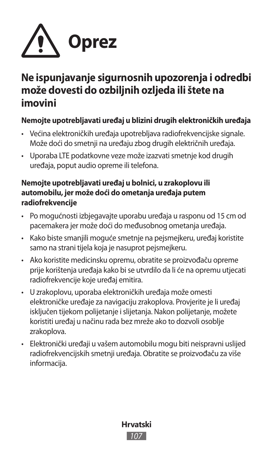 Oprez | Samsung SM-R380 User Manual | Page 108 / 674